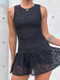 (PRE-ORDER) Lace Dress Black